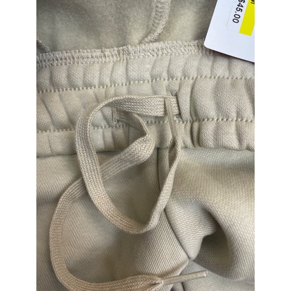 Puma Women’s Beige Joggers With White Stripes & Black Logo Sz M - New - Picture 8 of 12